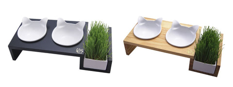 ViviPet Ceramic Pet Bowl Elevated Feeder Dining Table