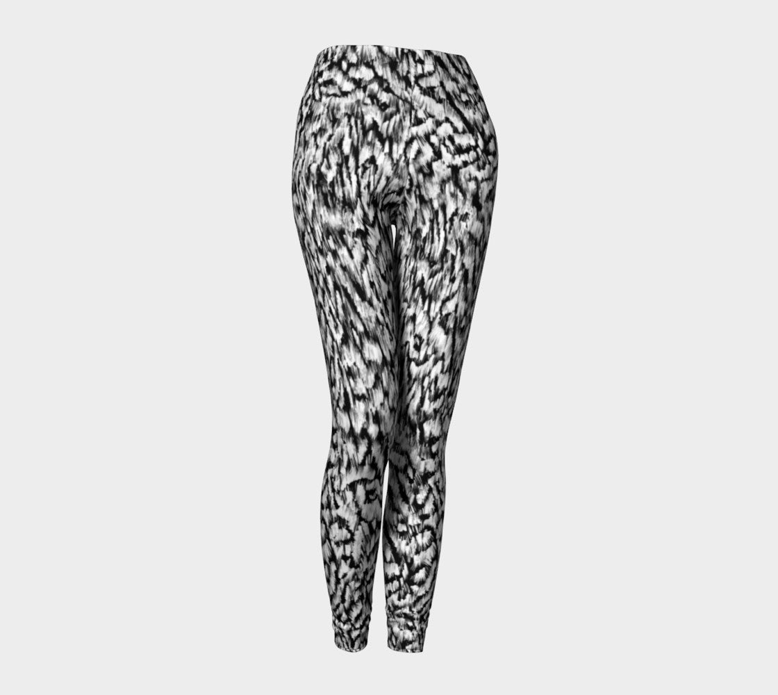 black and white leggings