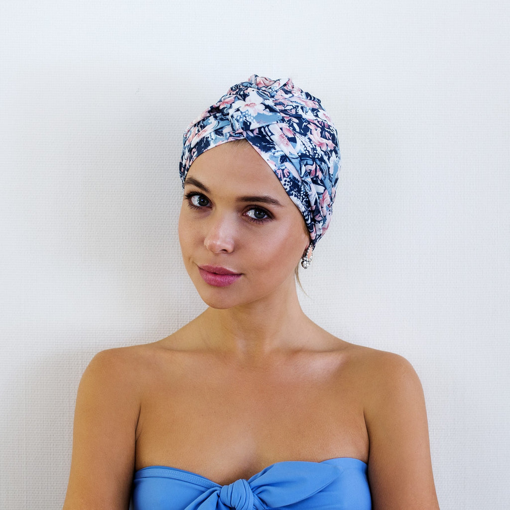 louvelle turban shower cap