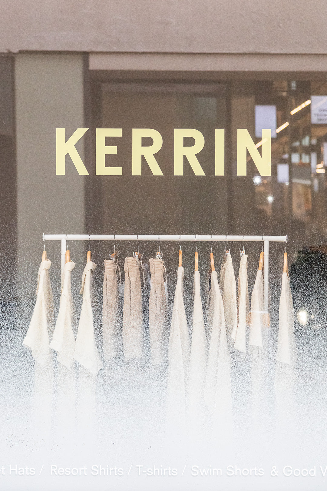 Kerrin Window display Howey Place Melbourne 