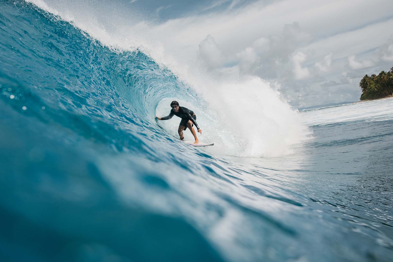 Surfing in Kerrin Board Shorts