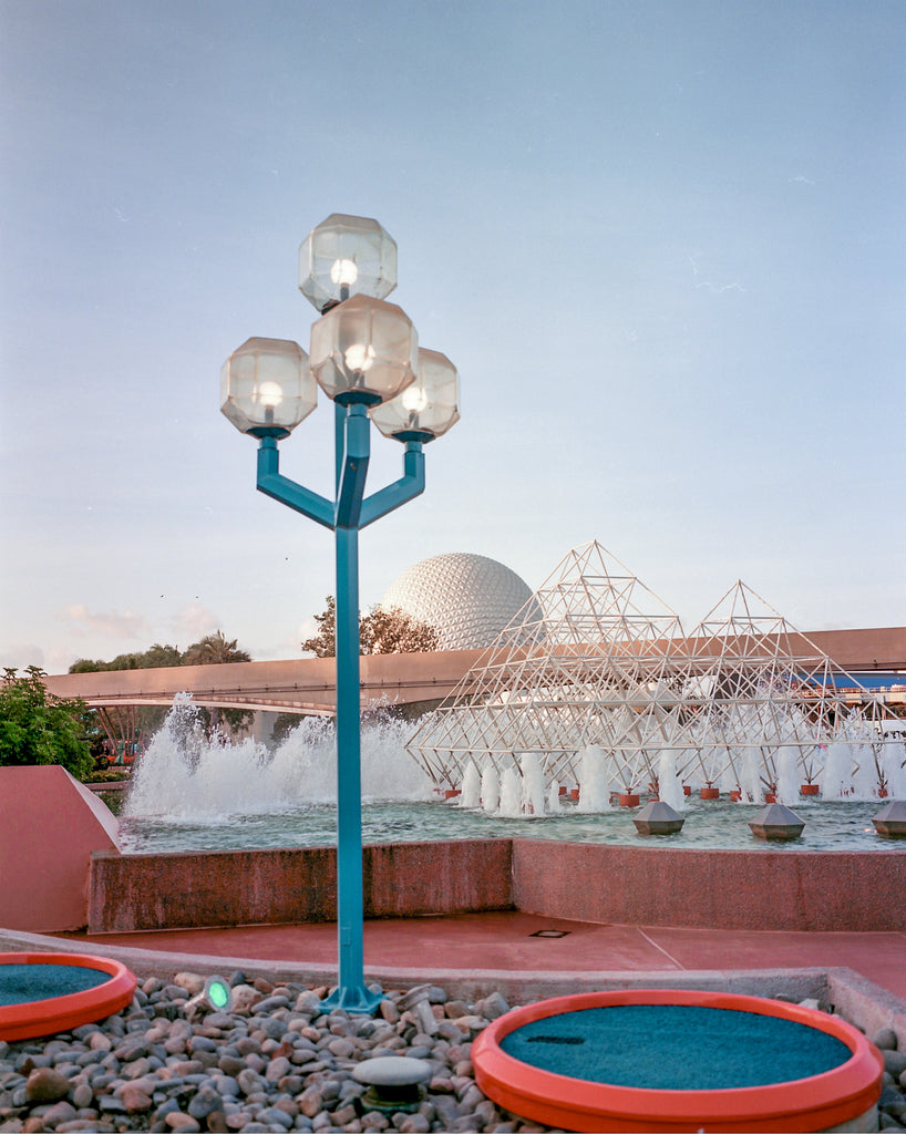 Epcot on 120 film Portra 400, shot on Mamiya 7 medium format Camera.