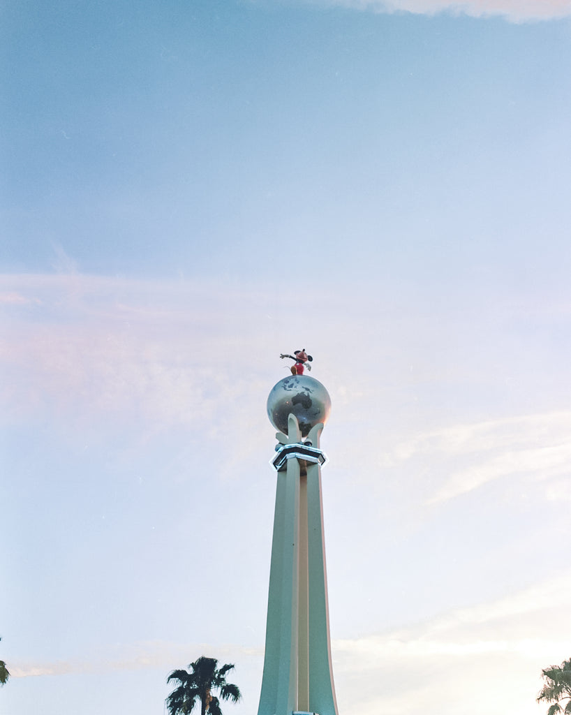 MGM Hollywood Studios Crossroads Center of the World 120 film Portra 400, shot on Mamiya 7 medium format Camera.