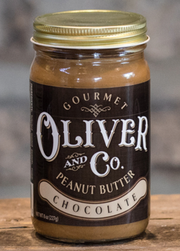 Chocolate- 8oz Jar Oliver and Co. Gourmet Peanut Butter