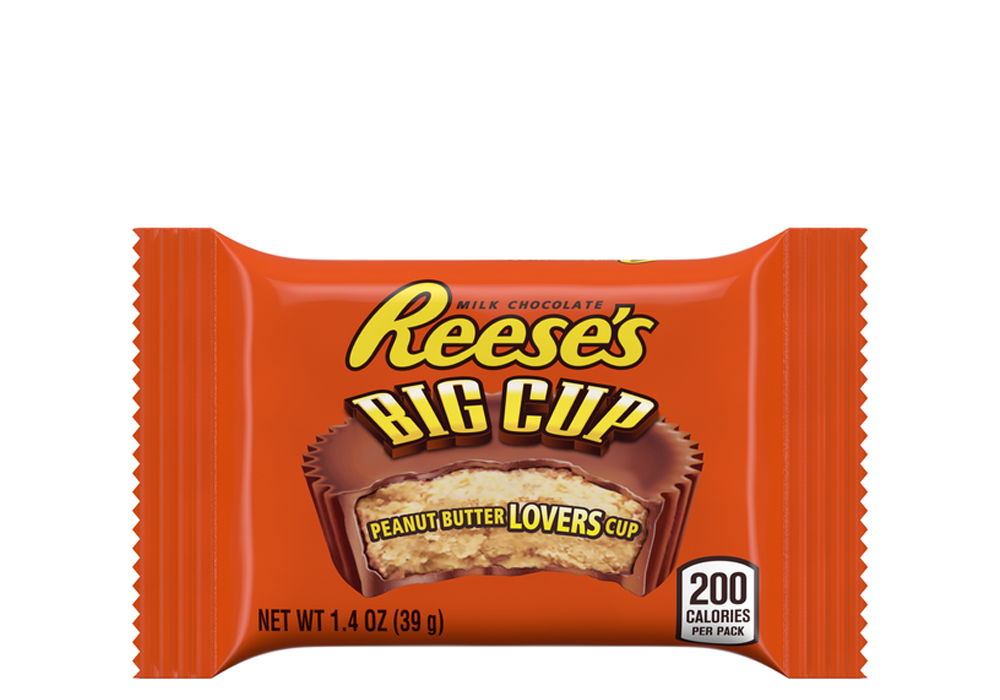 REESE'S BIG CUP with REESE'S PUFFS Milk Chocolate Peanut Butter Cups Candy,  34g