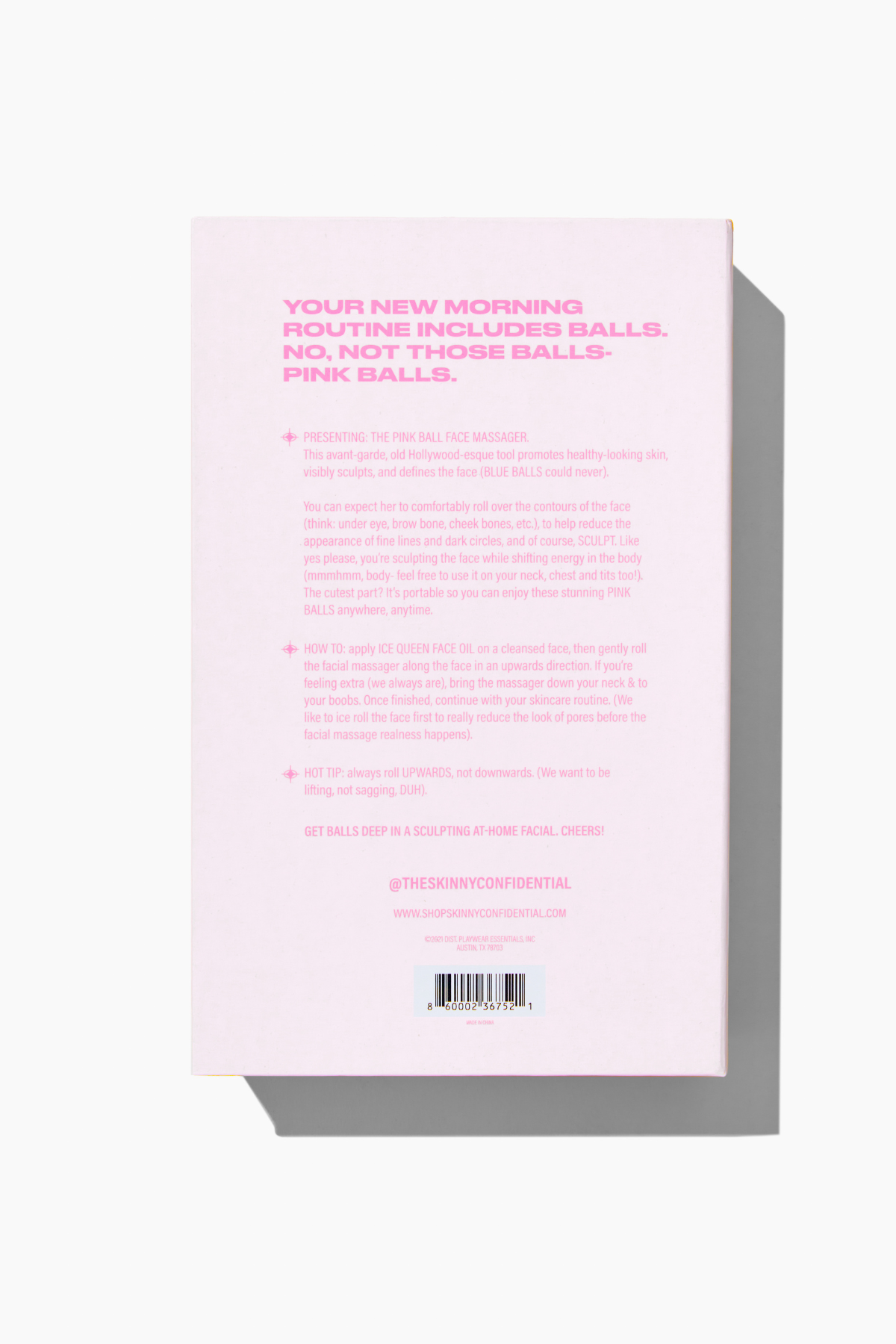 THE SKINNY CONFIDENTIAL - PINK BALLS FACE MASSAGER