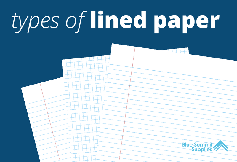 understanding types of lined paper including 5 lined paper printables