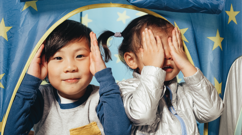 Children Playing Hide and Seek