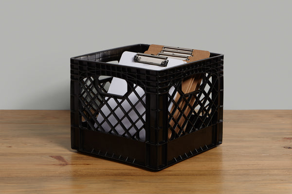 milk crates