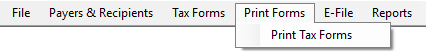 Print forms in TFP sofware