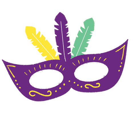 Mardi Gras Mask Icon