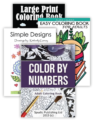 Adult Color By Number Large Print Designs