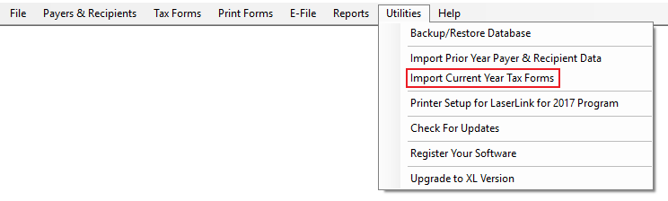 Import data to TaxRight using Excel