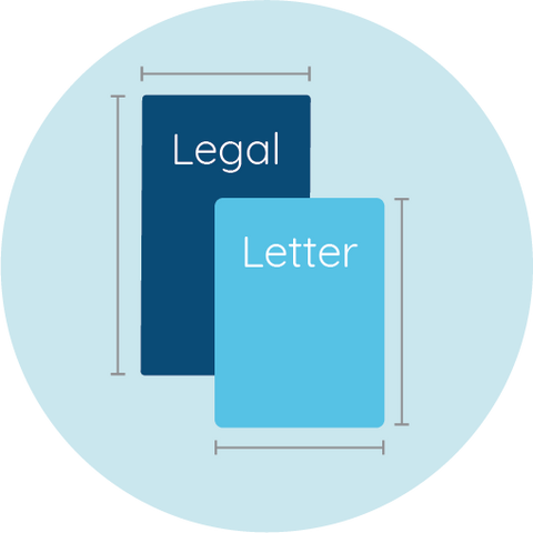 Univenture, Inc on X: Which to Use? Letter vs Legal Size Paper