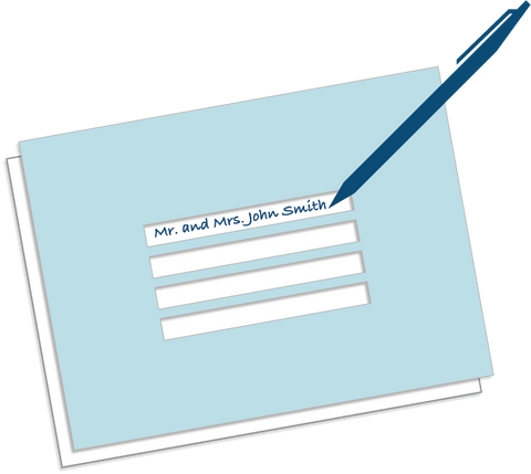 manila envelope address template