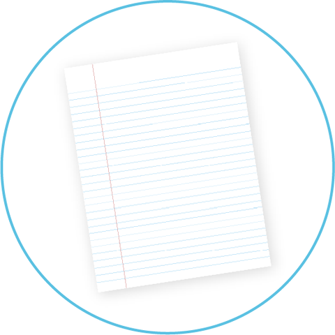 Wide Lined Paper