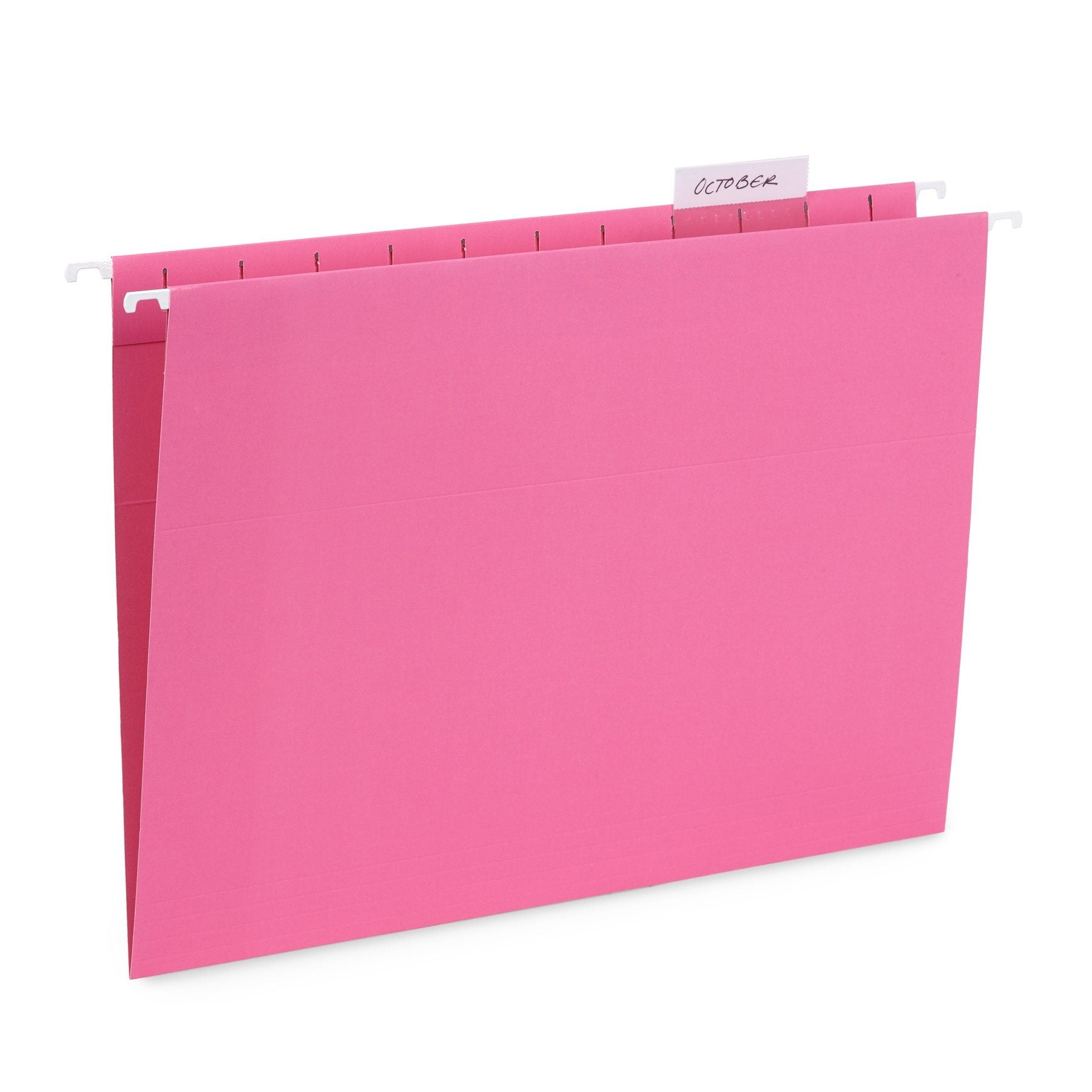 Hanging File Folders Letter Size Pink 25 Pack Blue Summit