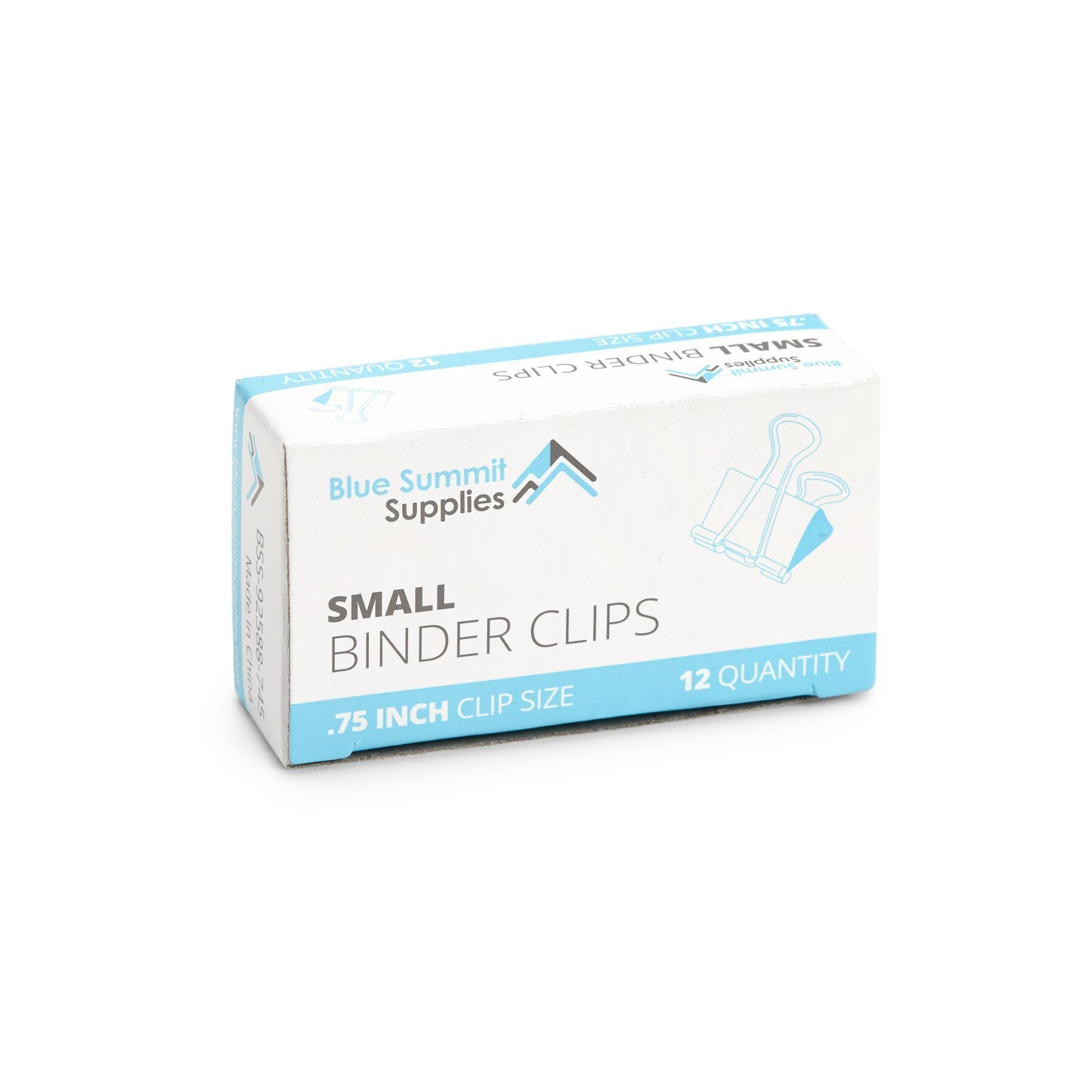 smallest binder clip size