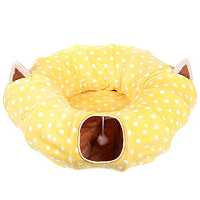Cat Long Tunnel -  Cat extra large Tunnel with ball toy des 03