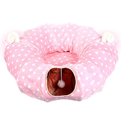 Cat Long Tunnel -  Cat extra large Tunnel with ball toy des 06