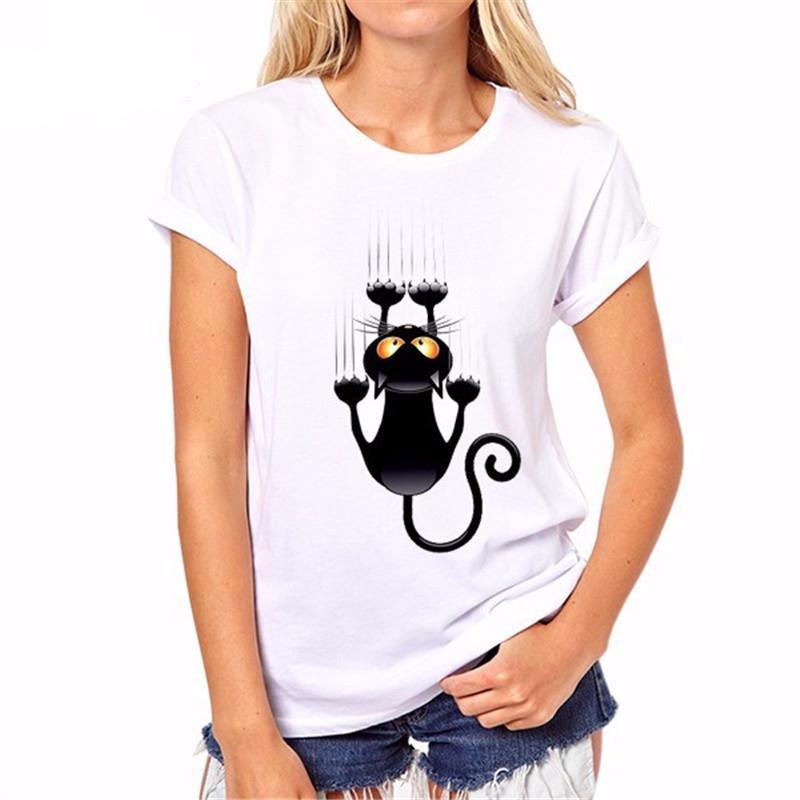 3D Funny Cat Print T-shirt Size girt for Cat Lovers – J2CatShop