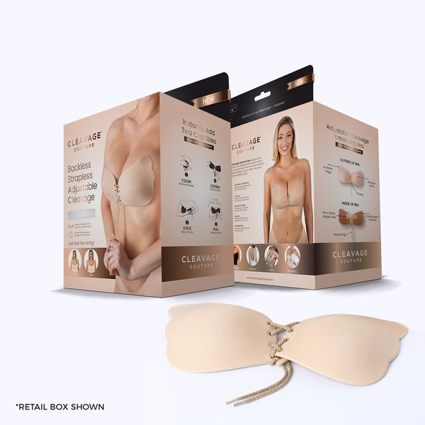 Cupe A /B /C /D /E Invisible Strapless Gel Push-Up Bra For Women. You'll  never know it's there.