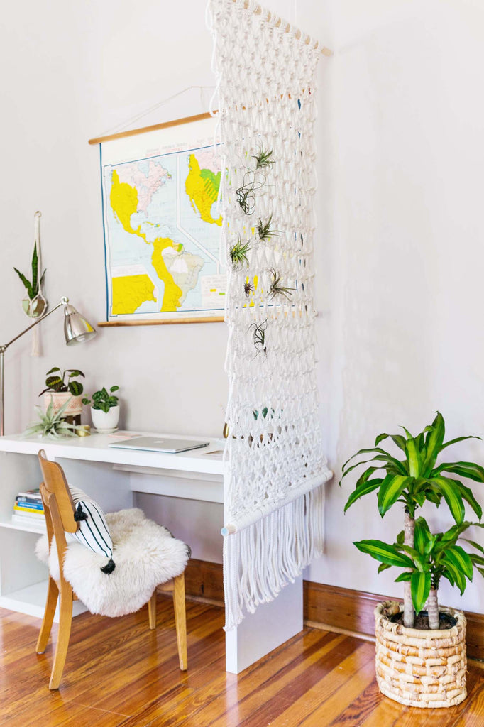 A Beautiful Mess Macrame Room Divider