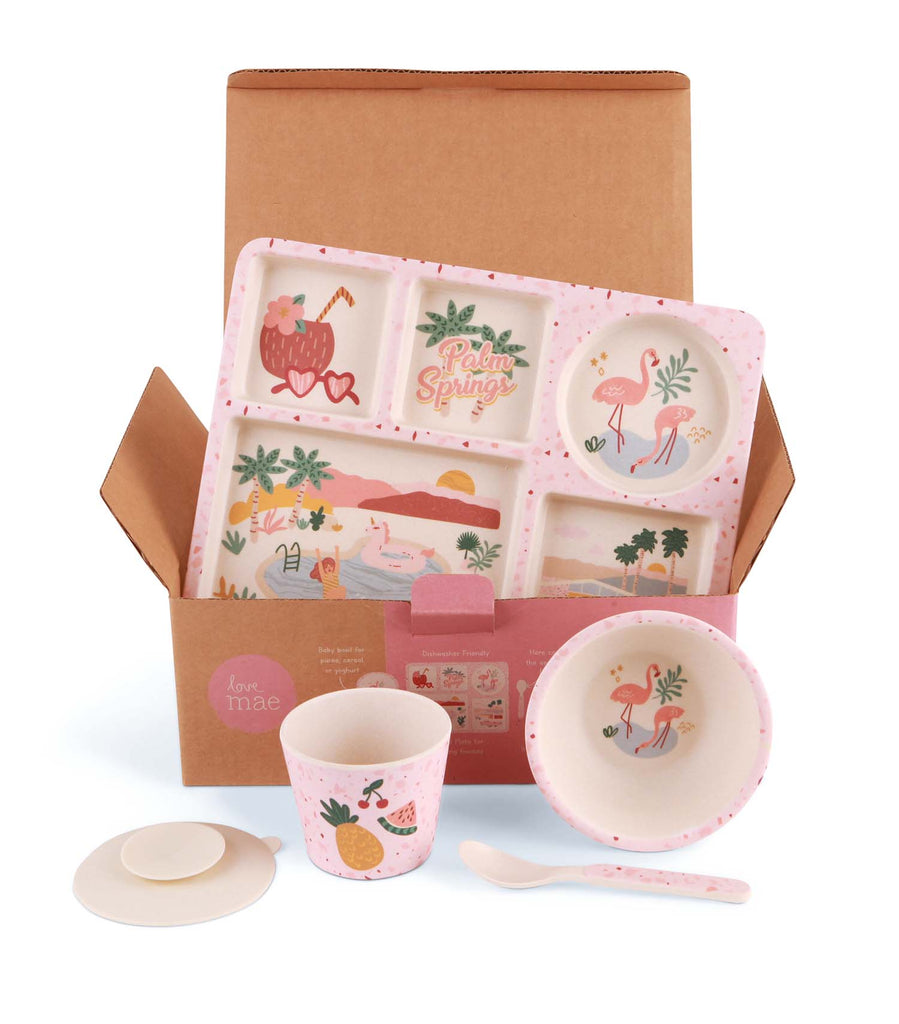 love-mae-new-designer-kids dinner-set-palm-springs-baby-toddler-gift