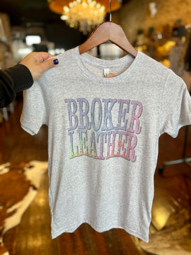 Londyn Broker Leather Graphic Tee [Girl's]