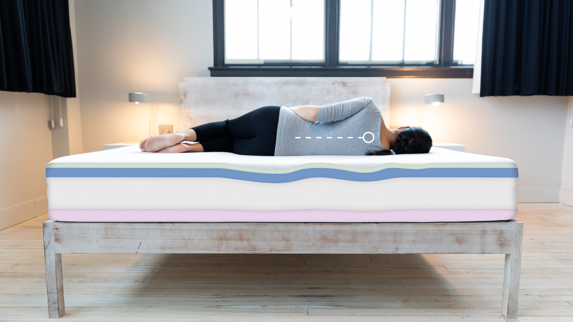 yogasleep yogabed bed in a box mattress medium firm support