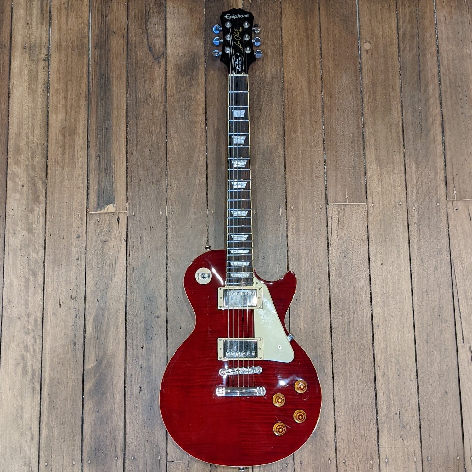 used epiphone les paul plustop pro