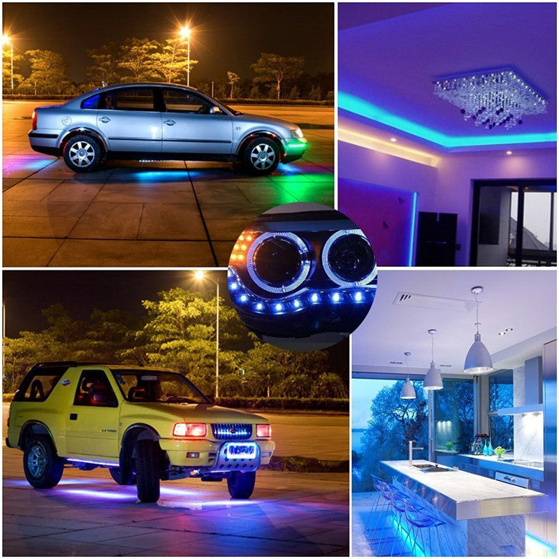 led strips light waterproof car