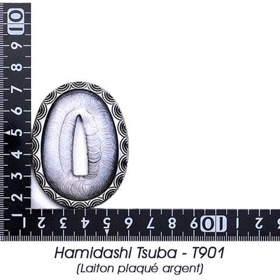 Hamidashi Tsuba [T-901-2BR9]