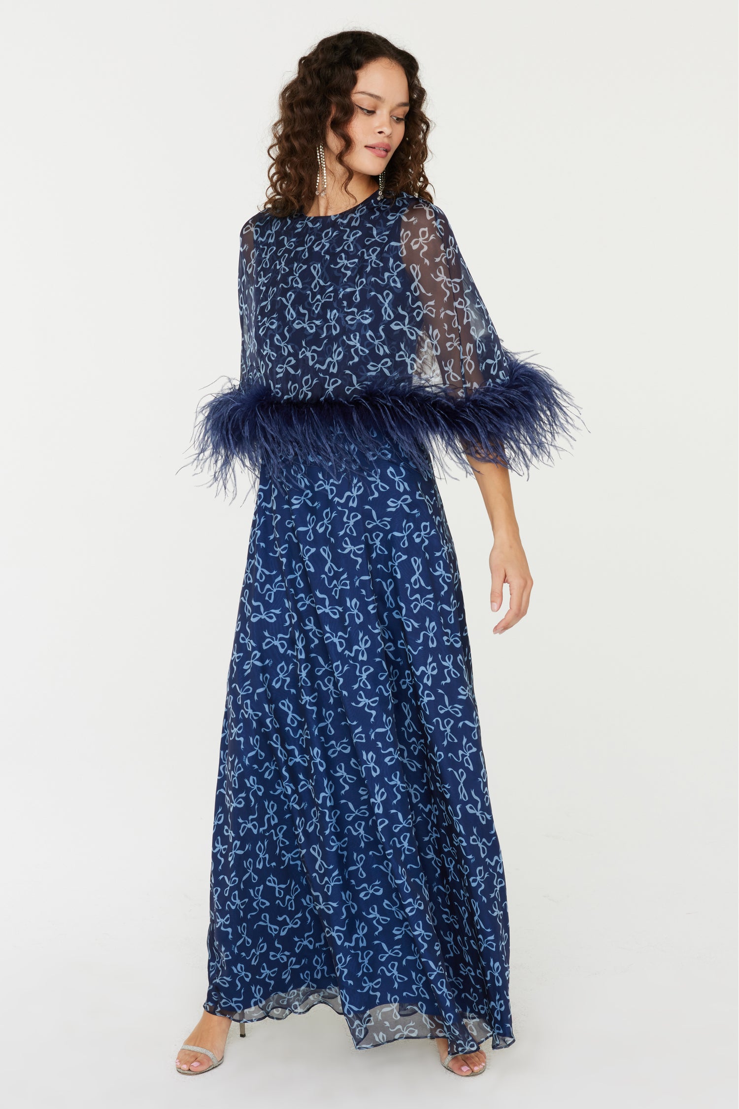 Shop Louis Vuitton 2021-22FW Bouclette tweed apron dress (1A9AUW