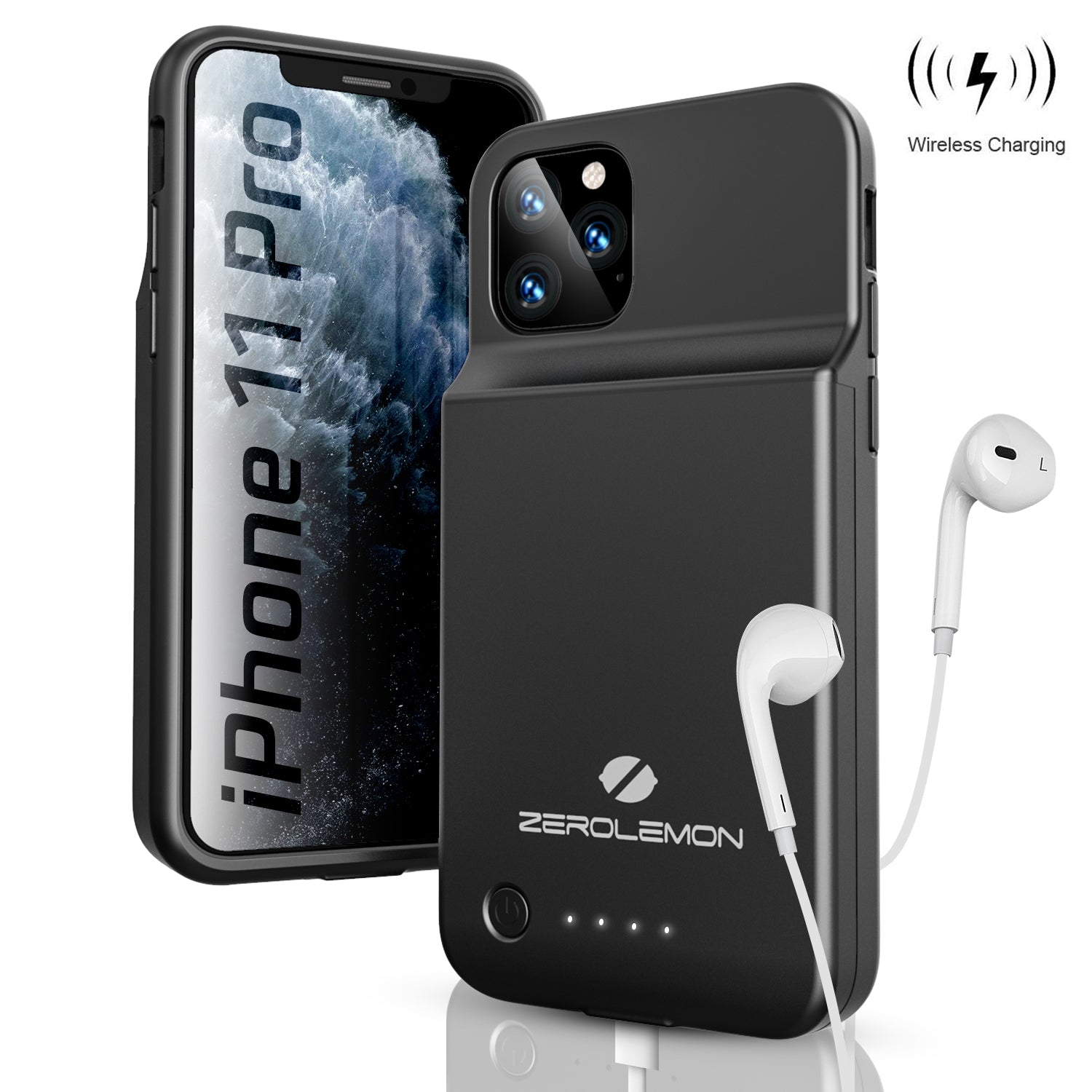 Slimjuicer Iphone 11 Pro 4000mah Wireless Charging Battery Case