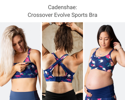 Cadenshae Nursing Sports Bra for Running - Out There Mothers