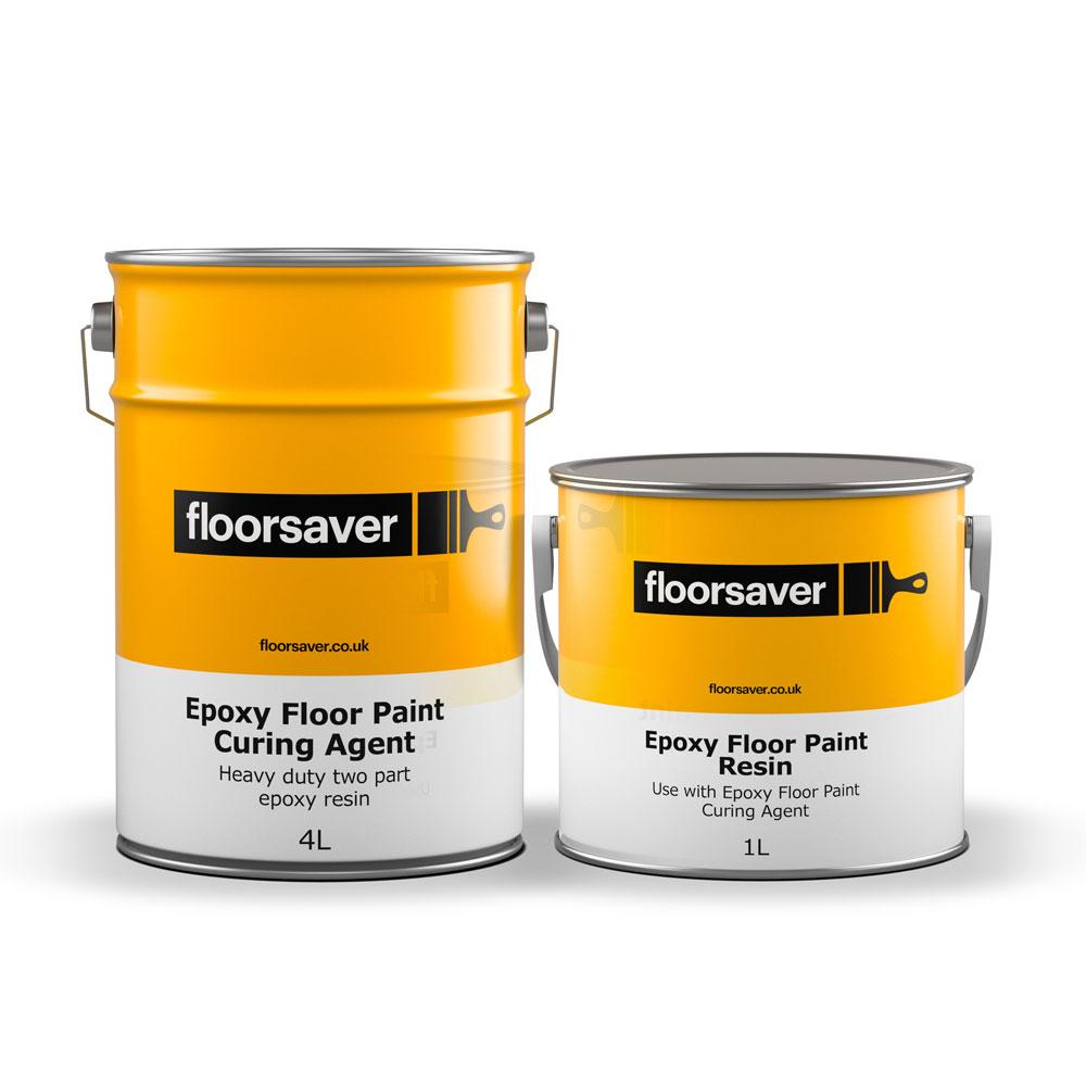  Epoxy  Floor Paint  5L heavy duty 2 part epoxy  concrete 