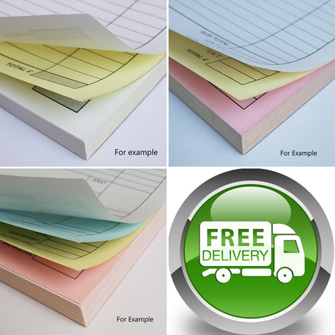 Custom Invoice Books - NCR Duplicate Pads - The Print Hive