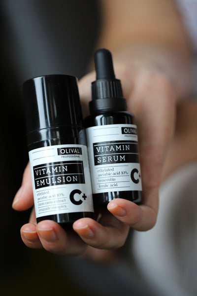 Vitamin serum and emulsion C+