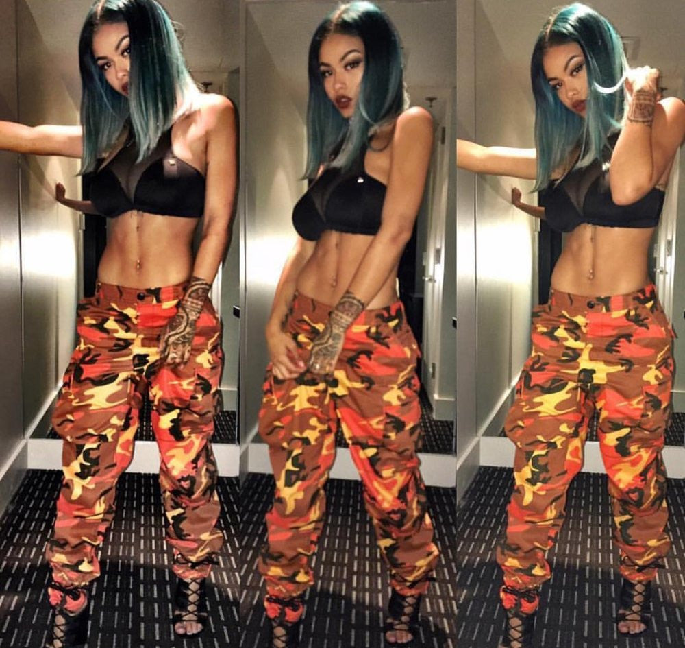 Aaliyah camo pants