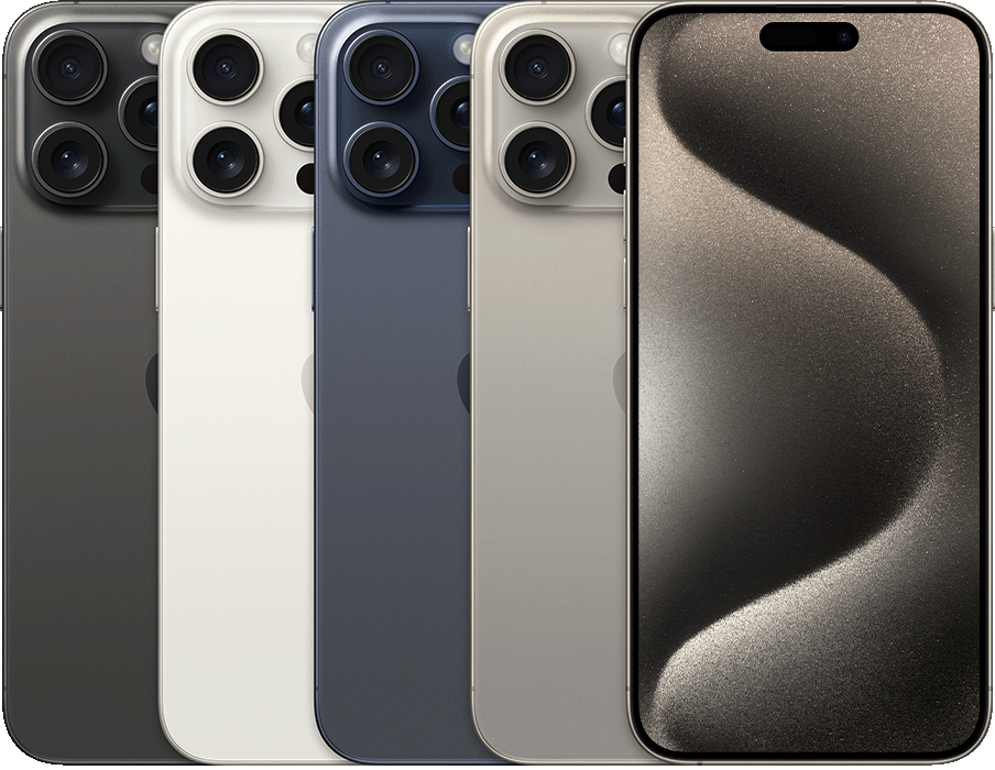 Apple - Iphone 15 Pro (A2848) - 256g - Blue Titanium - Grade C -  Generic