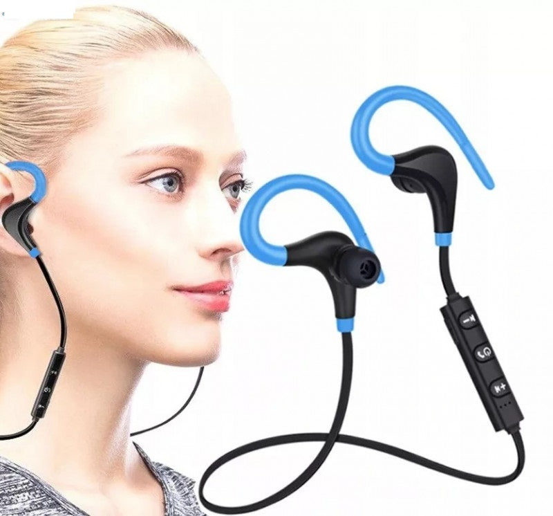 WIRELESS BLUETOOTH SPORTS HEADPHONES + CABLE