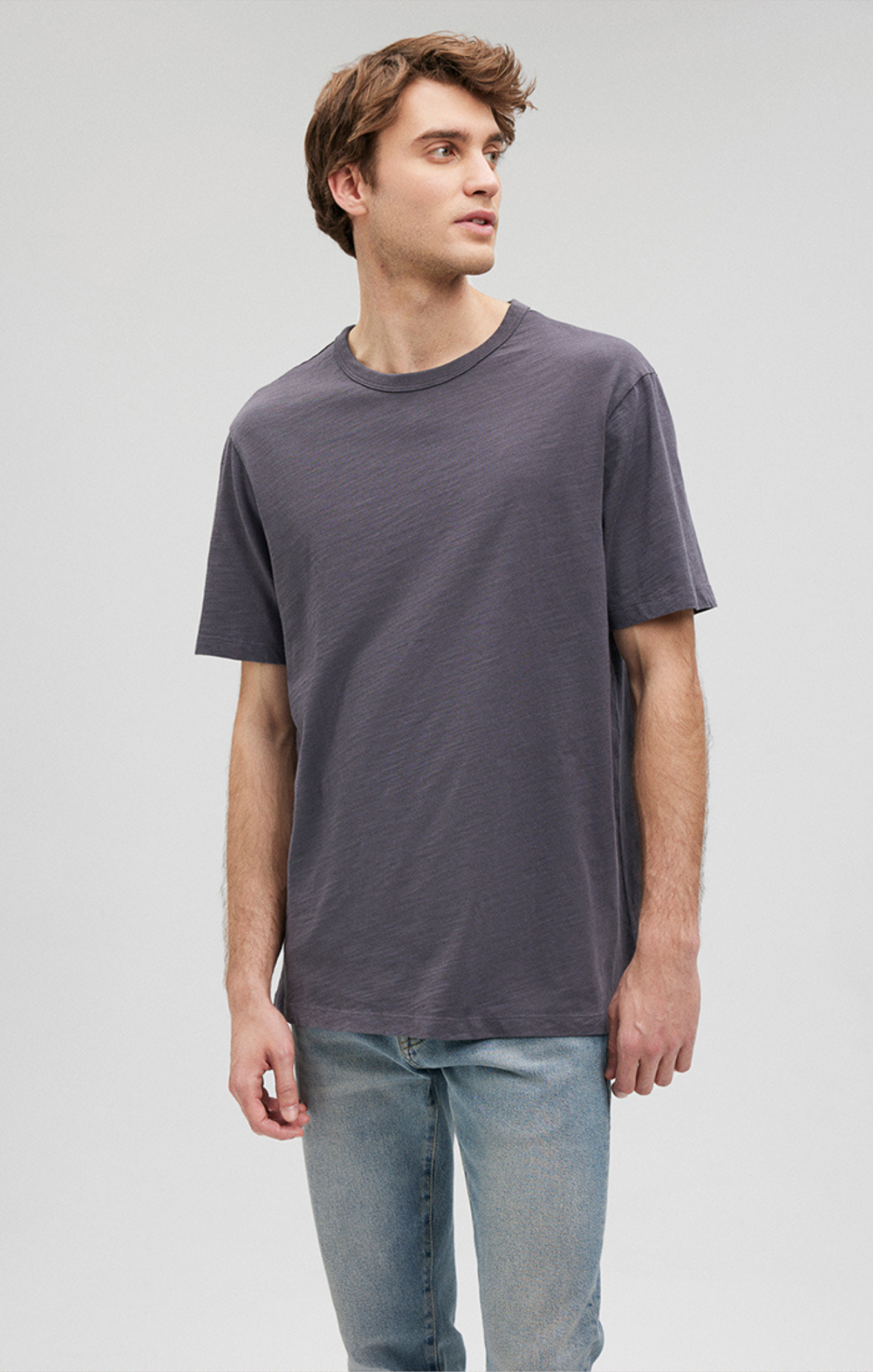 Shop Mavi Short Sleeve T-shirt In Periscope In Purple