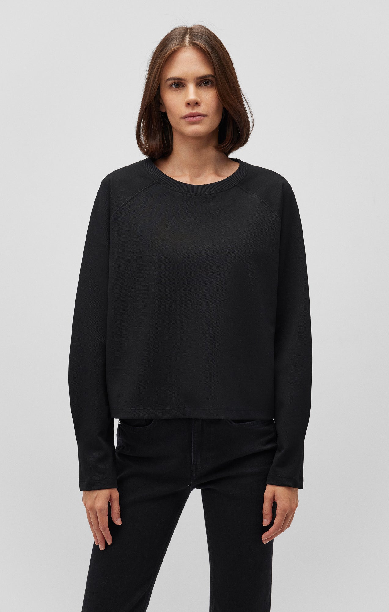 Mavi Women s Crewneck Sweatshirt In Black