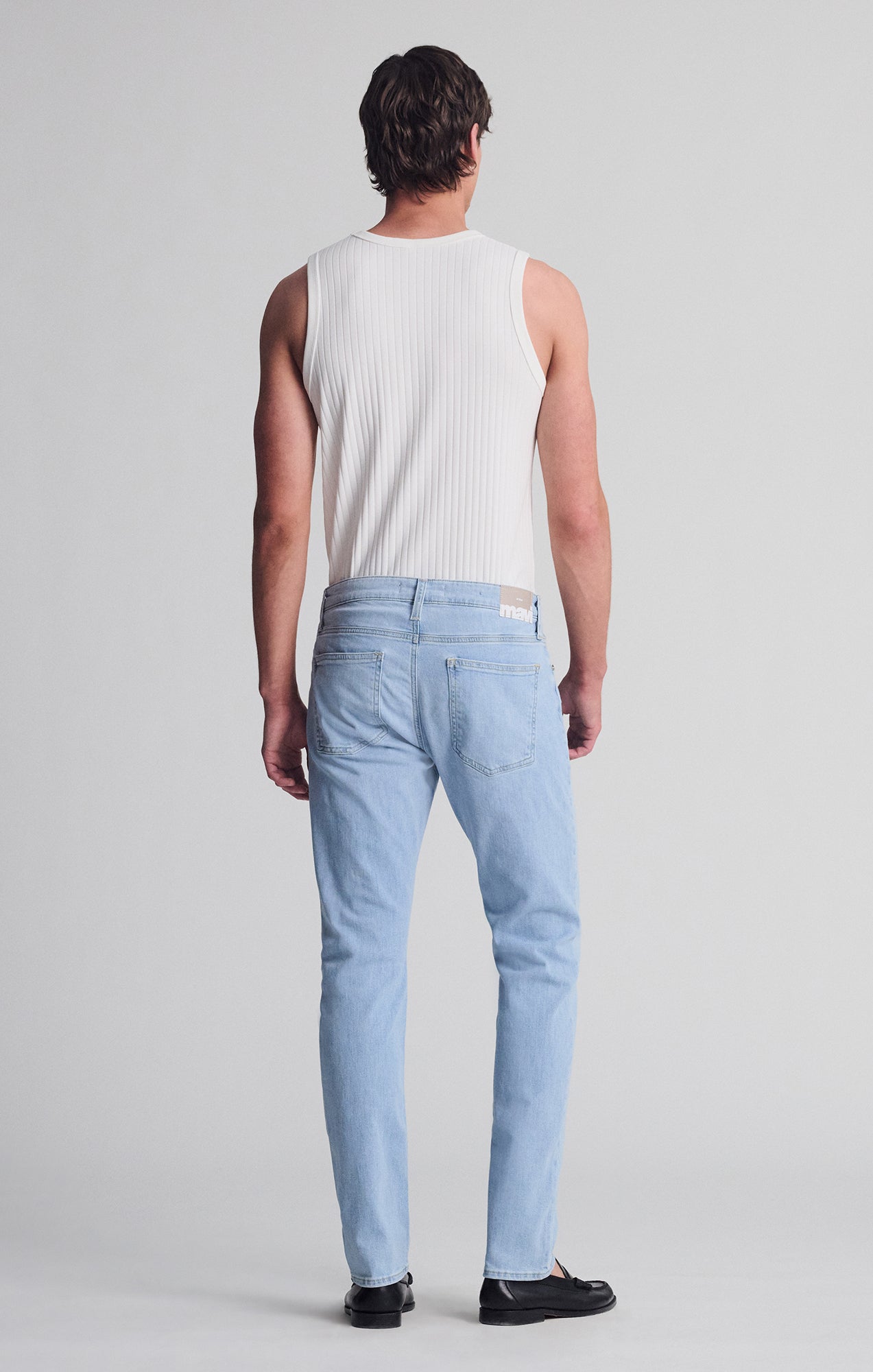 Mavi Jake Slim Leg In Light Brushed Classic Blue
