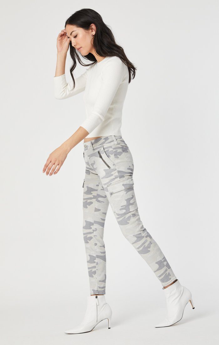 grey camouflage jeans