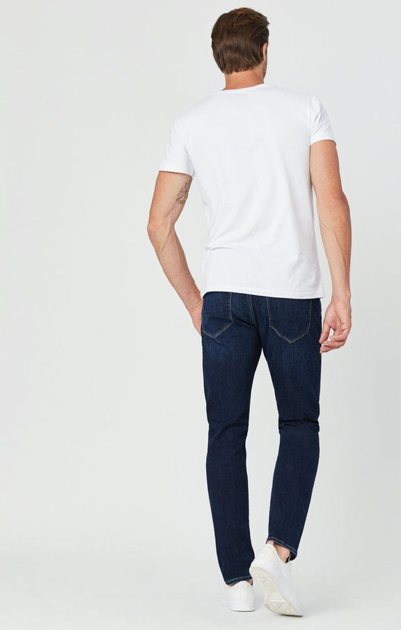 Mavi Men's Jake Slim Leg Jeans In Deep Feather Blue