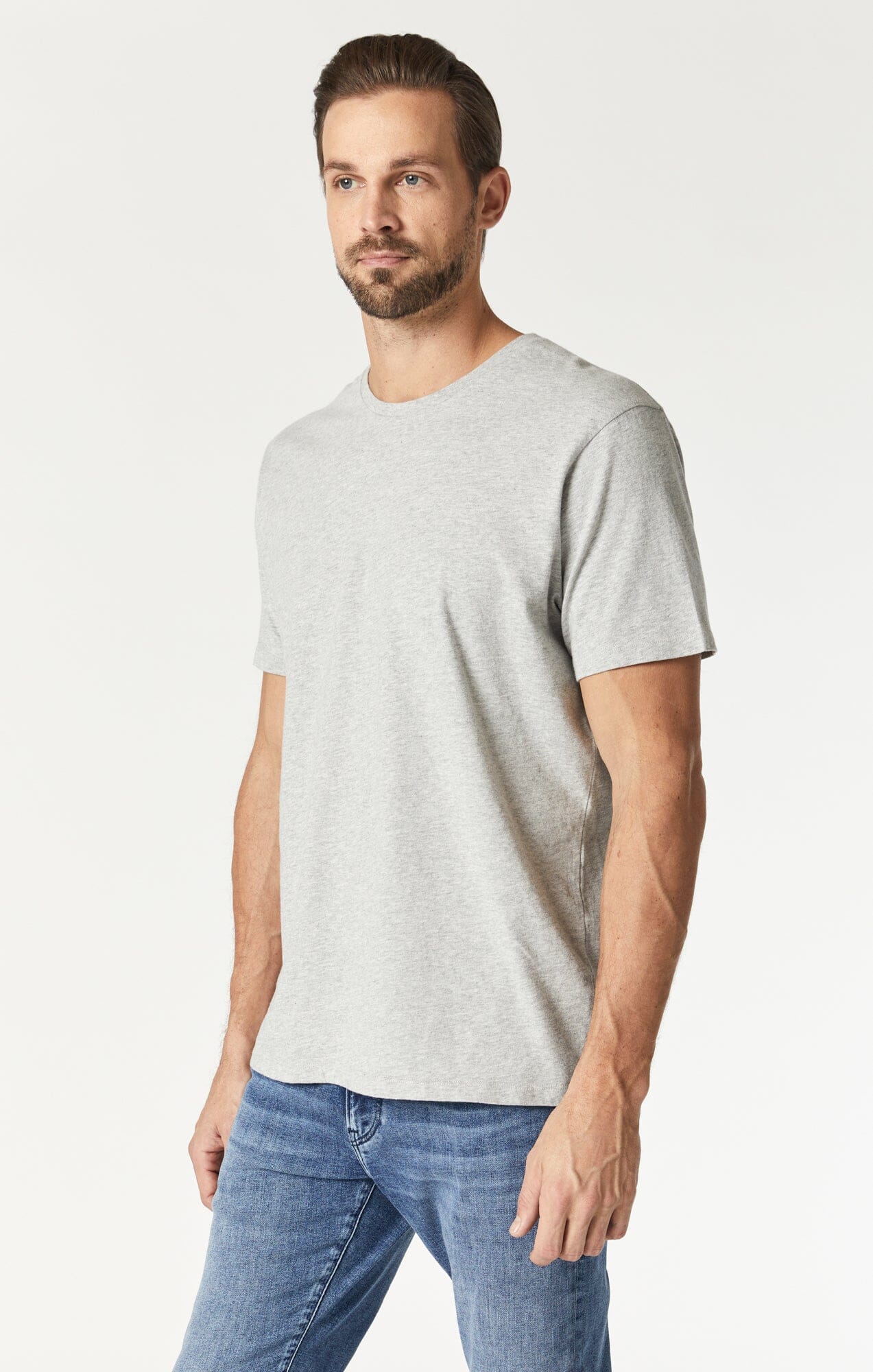 Mavi Men's Crew Neck T-Shirt In Twilight Blue