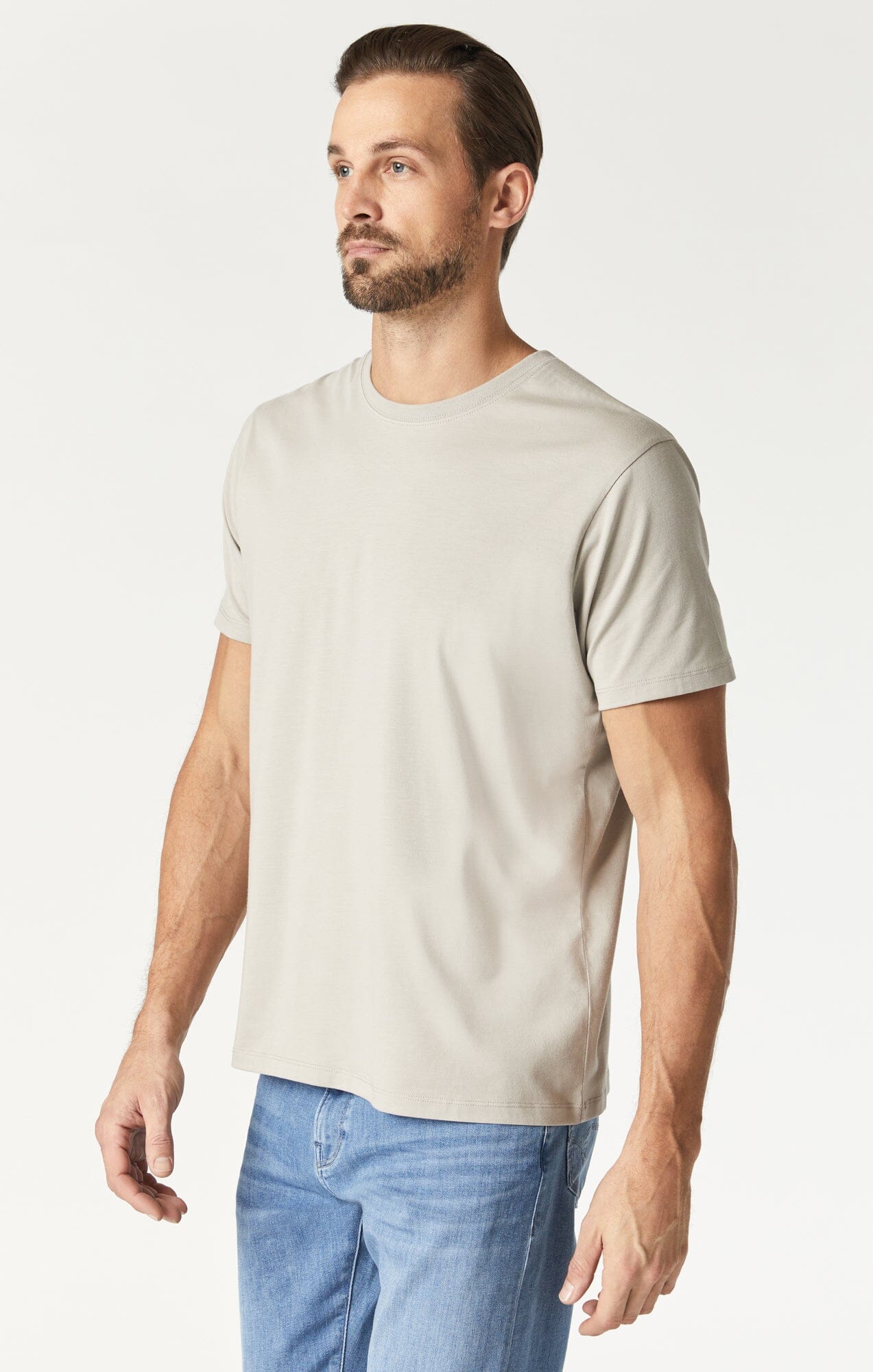 Mavi Men's Crew Neck T-Shirt In Twilight Blue