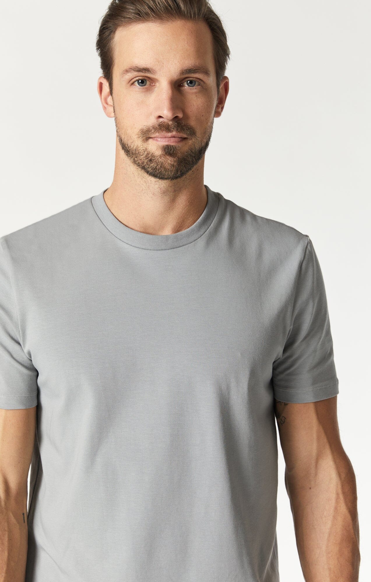 Mavi Men's Crew Neck T-Shirt In Twilight Blue